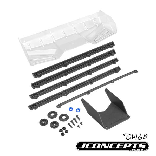 JConcepts 0146-1 Hybrid 1//8 Buggy Polycarbonate Pre-Trimmed Wing 0146