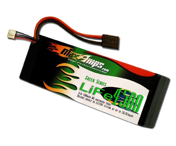 MaxAmps Hard Case Green Series Life 4500SS 6.6V Battery Pack