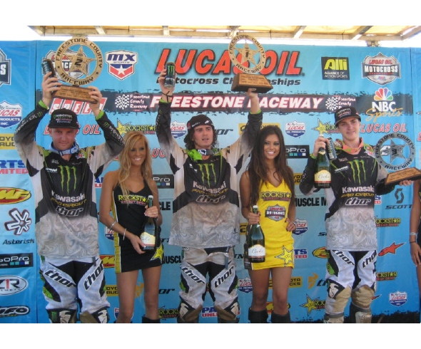 Traxxas-Sponsored Pourcel, Rattray & Wilson Finish 1-2-3 at Freestone MX Nationals