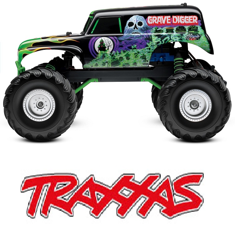 Traxxas Grave Digger and Grinder Stampede Monster Trucks