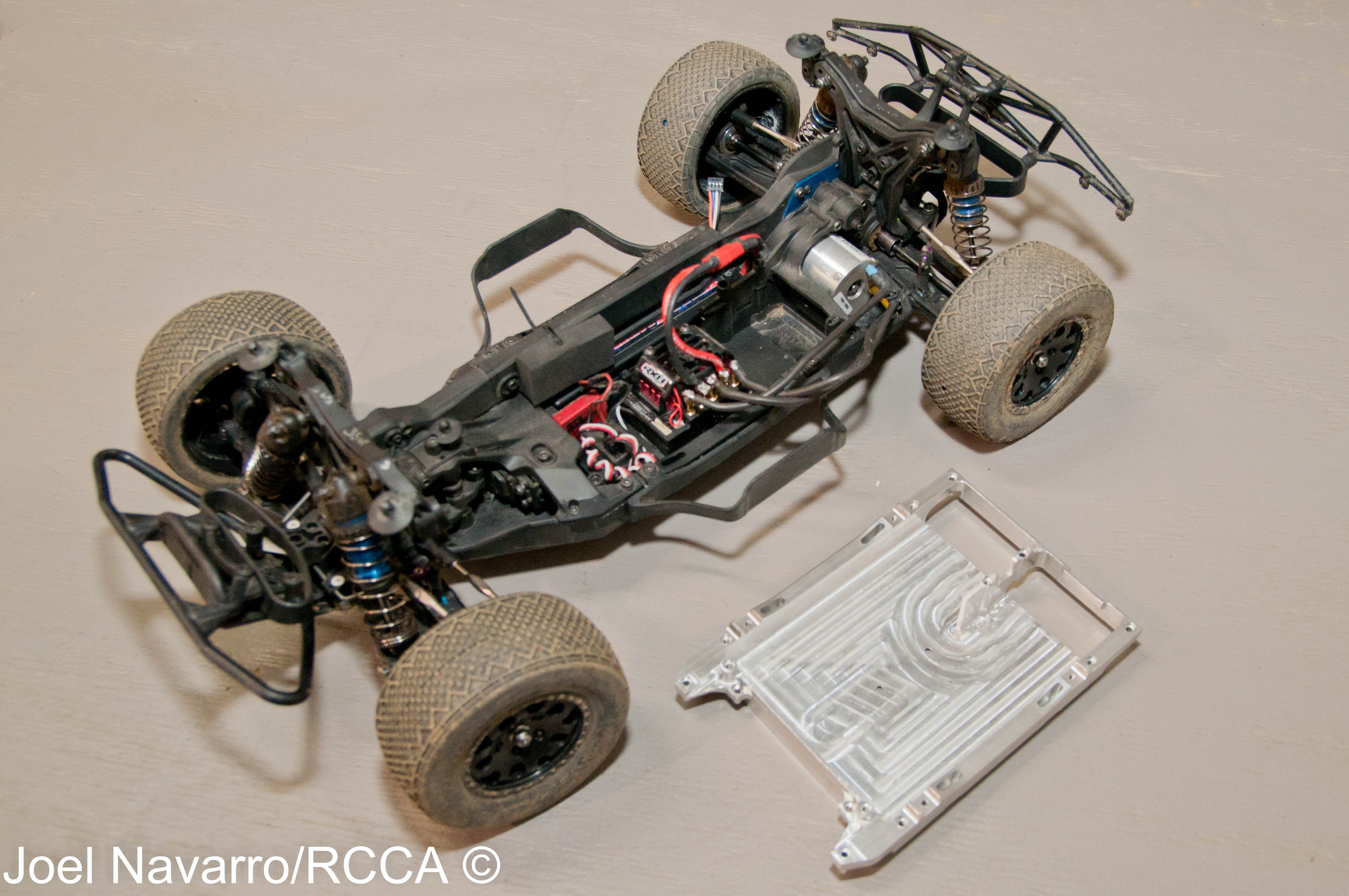 Spy Shots! EXOTEK Aluminum LCG Chassis for the Associated SC10 4X4