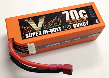 Epic ReVtech 70c 6500mah 14.8v Super High-Voltage LiPo Pack For 1/8 Electric Buggies