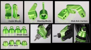 RC Car Action - RC Cars & Trucks | Traxxas Green-Anodized Aluminum Accessories For Grave Digger