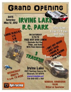 RC Car Action - RC Cars & Trucks | 5th Scale Baja Track Grand Opening May 12th At Irvine Lake R.C. Park