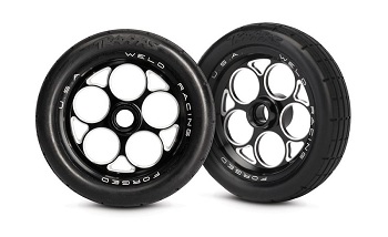 New machined aluminum Weld Replica wheels for Traxxas Funny Car