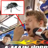2013 ROAR Nationals Sideshow – Denver Houghton Eats Huge Beetle