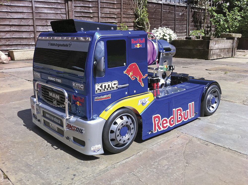 Jet Turbine Red Bull FG Truck