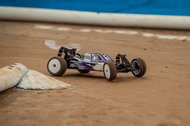 HPI/Hot Bodies' Ty Tessmann on the move in his prototype 2WD buggy
