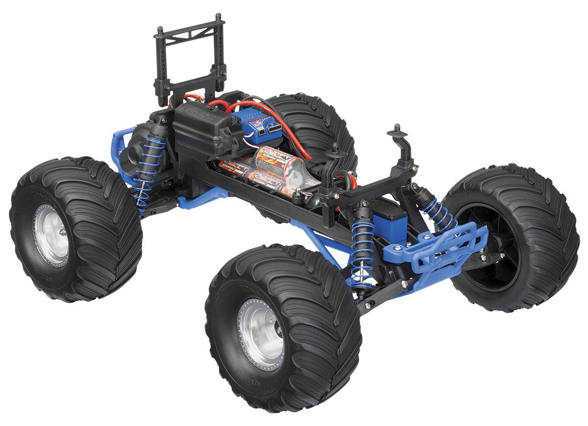 RC Car Action - RC Cars & Trucks | 36064-1_chassis_3qtr_blue
