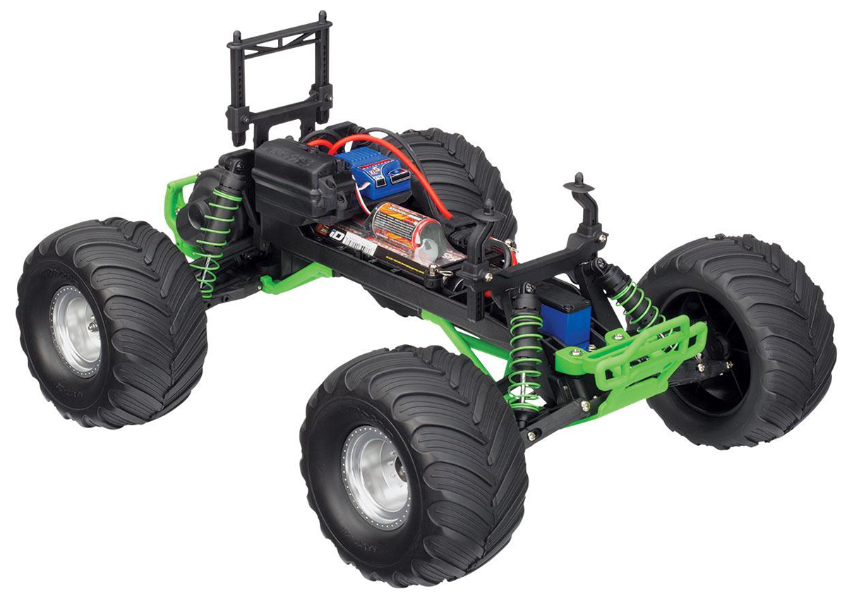 RC Car Action - RC Cars & Trucks | 36064-1_chassis_3qtr_green