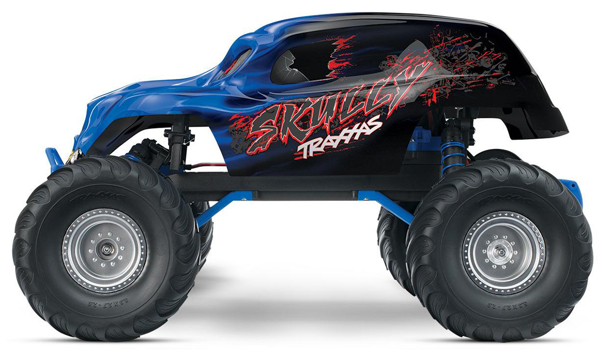 RC Car Action - RC Cars & Trucks | 36064-1_skully_blue_sideview