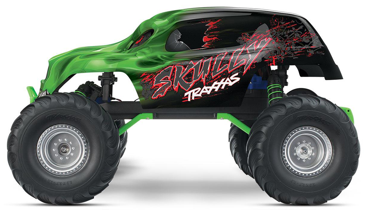 RC Car Action - RC Cars & Trucks | 36064-1_skully_green_sideview