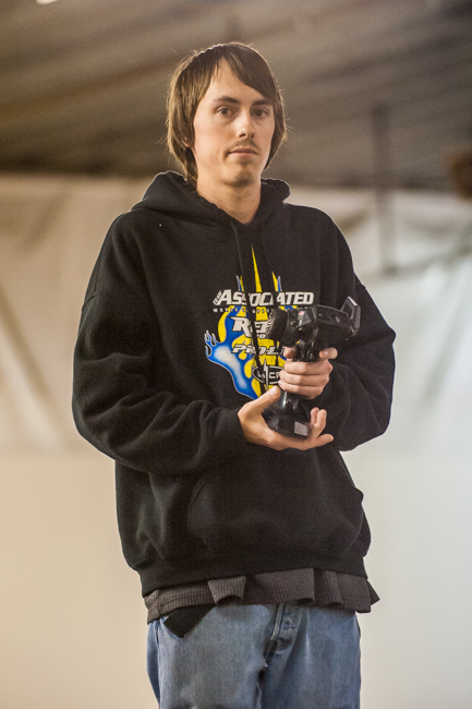 TEam Associated's Rob Gillespie Jr. made his local knowledge work and was able to take the TQ in Stadium truck and 2WD buggy.