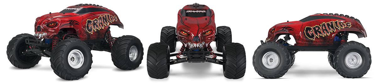 Traxxas, Skully, Crainiac, Stampede, RC,  Monster Truck, EZ-Peak Dual Charger, TSM, Traxxas Stability Management 