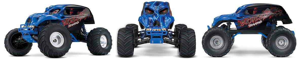 Traxxas, Skully, Crainiac, Stampede, RC,  Monster Truck, EZ-Peak Dual Charger, TSM, Traxxas Stability Management 