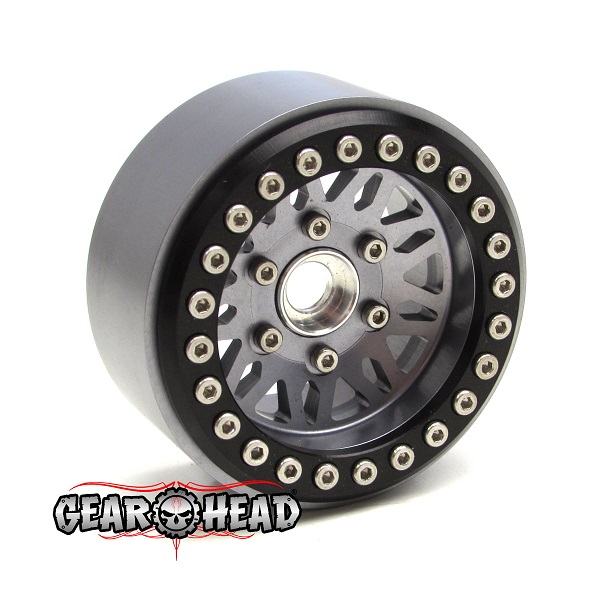 Gear Head RC 1.9 Silver And Gunmetal Gray Beadlock Wheels (7)