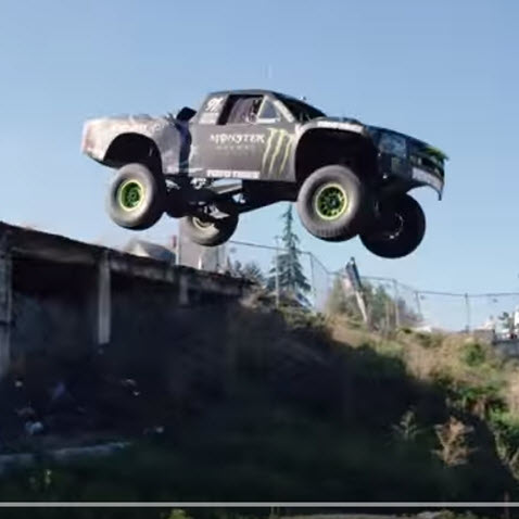BJ Baldwin Chasing Bigfoot With His Trophy Truck Is The Only Video You Need To See Today