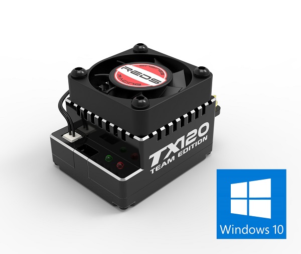 REDS Racing Releases Windows 10 Software For The TX120 ESC