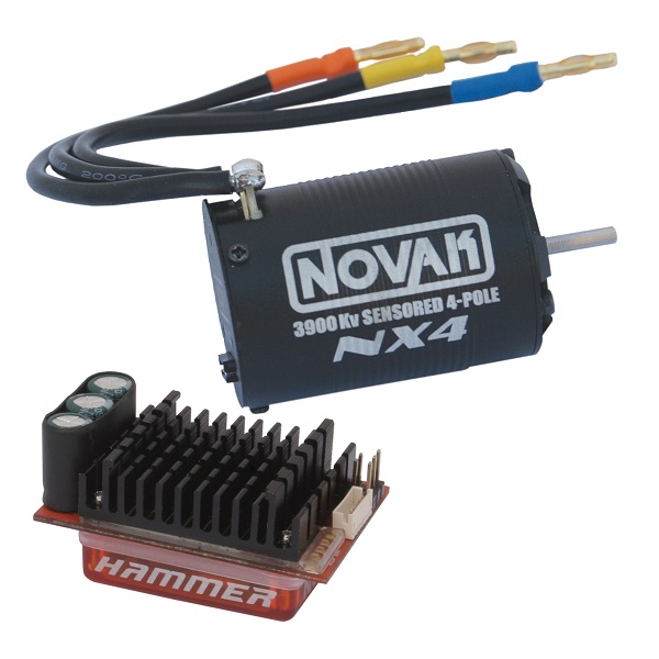 Novak Hammer 2S3S ESC And NX4 Sensored 1_10 4-Pole Brushless Motor