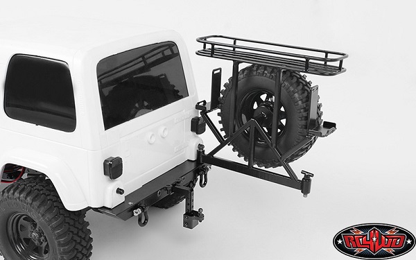 RC4WD Raceline Wheels Keychains, Mickey Thompson Wheels, Black Dino Propane Tank, And Rock Hard 4x4 Rear Multi Carrier (14)