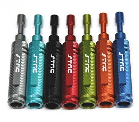 ST Racing Concepts CNC Machined 1-Piece Aluminum 5.5 And 7.0mm Light Weight Nut Drivers (2)