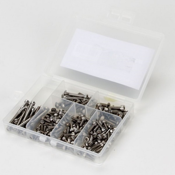 Dynamite RC Stainless Steel Screw Sets For The Vaterra Ascender, Traxxas X-Maxx, And Axial Vehicles