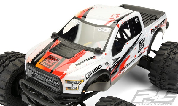 Pro-Line 2017 Ford F-150 Raptor Clear Body For The Traxxas Stampede (2)