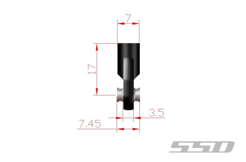 SSD M4_M3 Plastic Rod Ends (3)