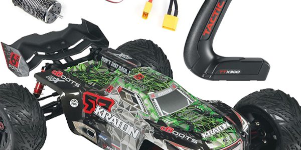 ARRMA Kraton BLX Gets Updated With New Power System And Tactic Radio