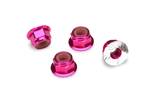 Traxxas Pink-Anodized Aluminum Option Parts (1)