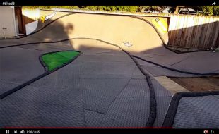 Fun with Backyard Carpet Track [VIDEO]