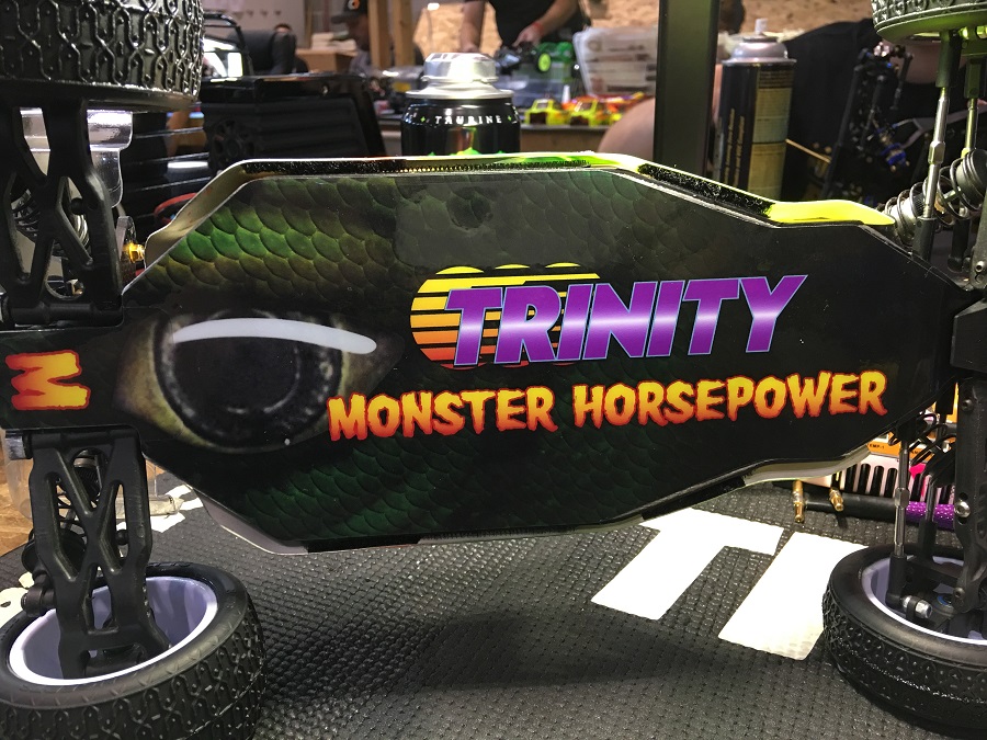 Trinity Monster Horsepower Chassis Protectors For B6 & XB2 (2)