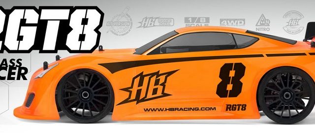 HB Racing RGT8 1/8 GT On-Road Race Kit