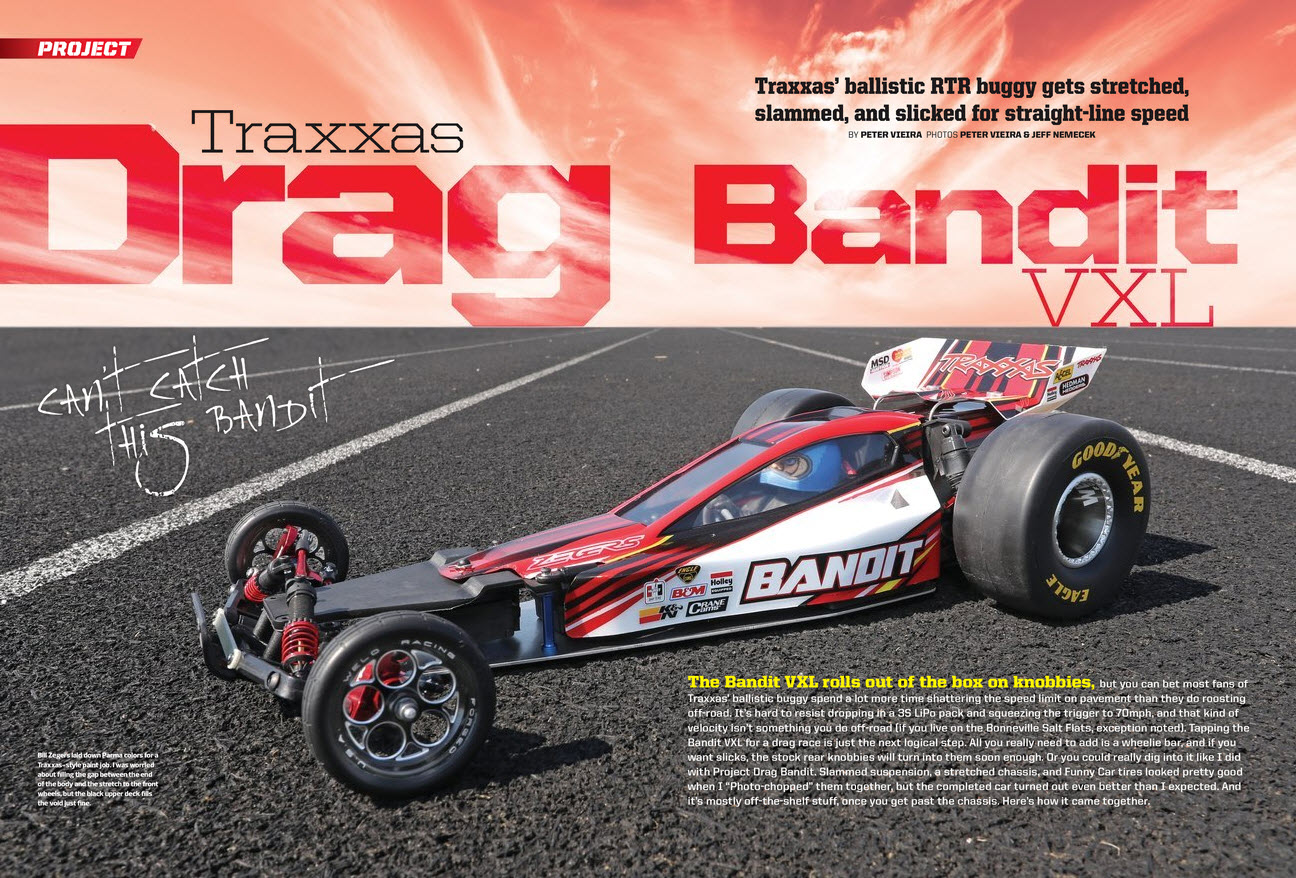 PROJECT: Traxxas Drag Bandit - RC Car. 