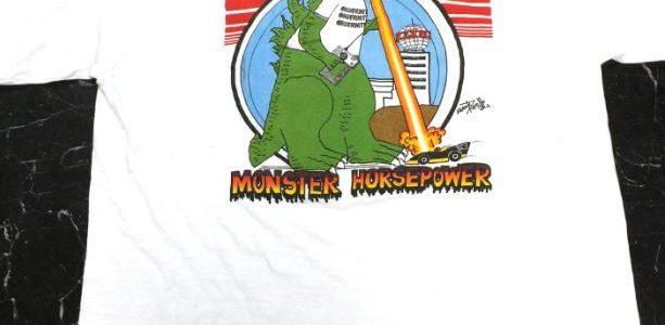 Trinity 24K White & Retro Monster Horsepower T-Shirts
