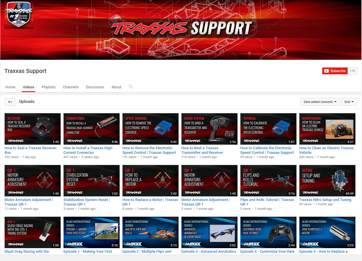 traxxas-support-youtube