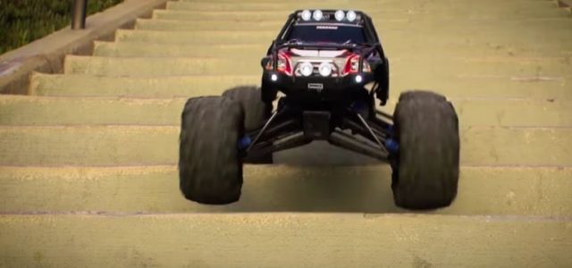 Stair Surfing With A Traxxas Summit [VIDEO]