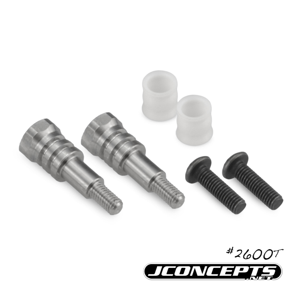 JConcepts B6, B6D & B64 Fin Titanium Shock Stand-Offs (3)