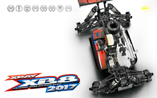 XRAY 2017 XB8 18 4wd Nitro Buggy Kit (4)