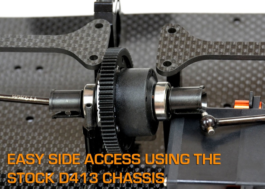 Exotek D413 4-Piece Split Motor Plate Set (3)