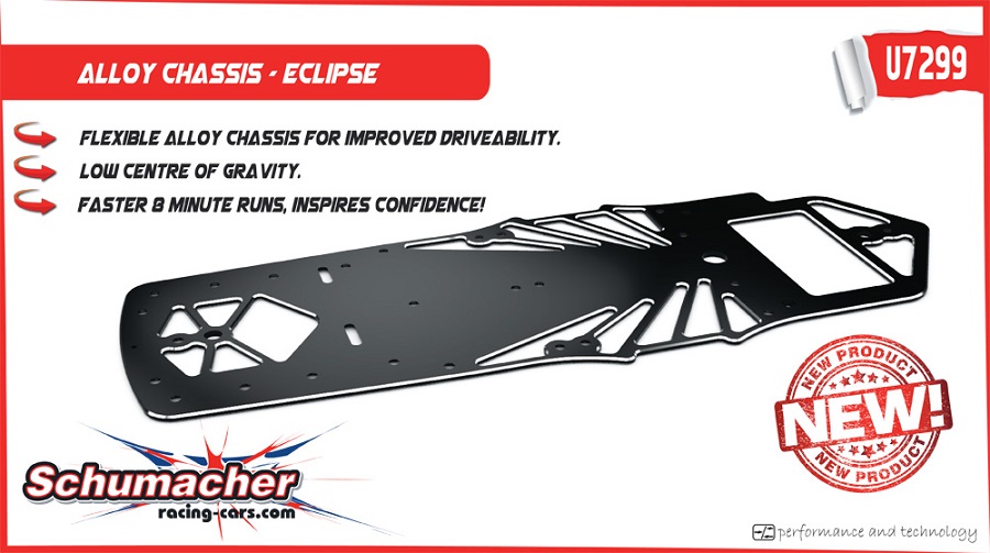 Schumacher Eclipse Alloy Chassis And Screws (2)