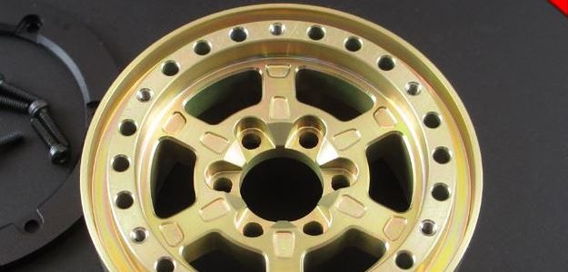 Locked Up RC Hellcat SLW Golden Chromate Wheels