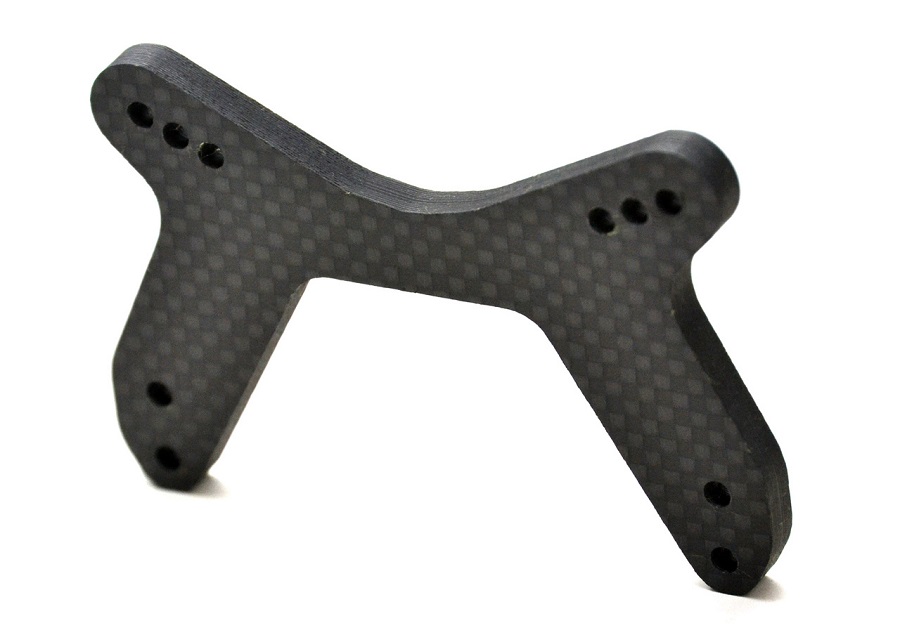 ExoTek 5mm Carbon Fiber Shock Towers For The XRAY XT2 (6)