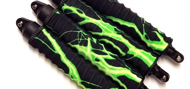 Full Force RC Lightning Green X-Maxx Shocks Boots