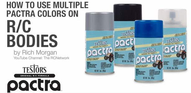 How to Use Multiple Pactra Colors on RC Bodies [SPONSORED BY TESTORS]