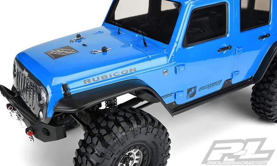 Pro-Line Jeep Wrangler Unlimited Rubicon Clear Body For The Traxxas TRX-4