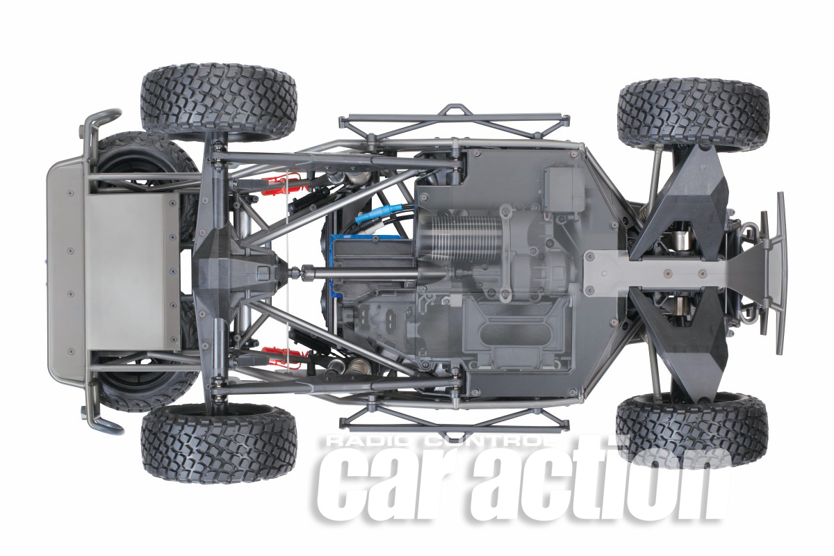 RC Car Action - RC Cars & Trucks | Traxxas Unlimited Desert Racer chassis bottom ghost