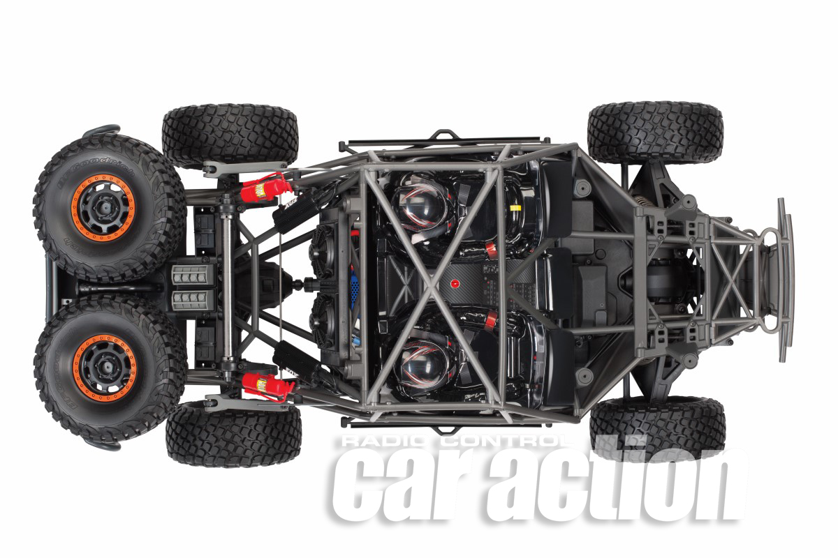 RC Car Action - RC Cars & Trucks | Traxxas Unlimited Desert Racer chassis overhead cockpit