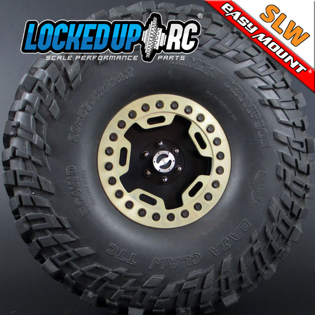 Locked Up RC 2.2 Gridlock Rings In Paintable Chromate