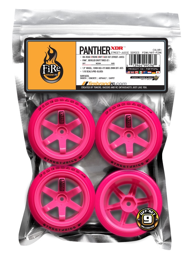 FireBrand PANTHER-XDR 5˚ Beveled Drift Tires